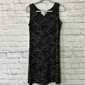 Ronni Nicole Y2K Whimsigoth Slinky Dress Size 10 Stretch Goth Vamp Grunge Black